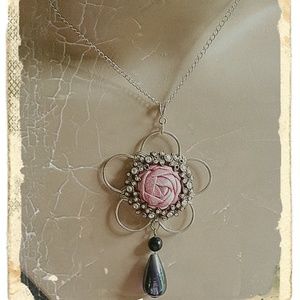 Romantic handmade necklace. There's only one!